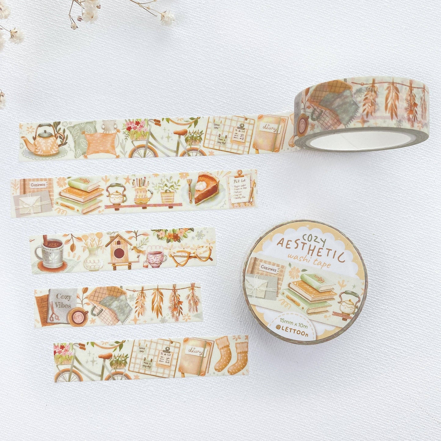 Washi Tape - Cozy Aesthetic - Tea & Fables