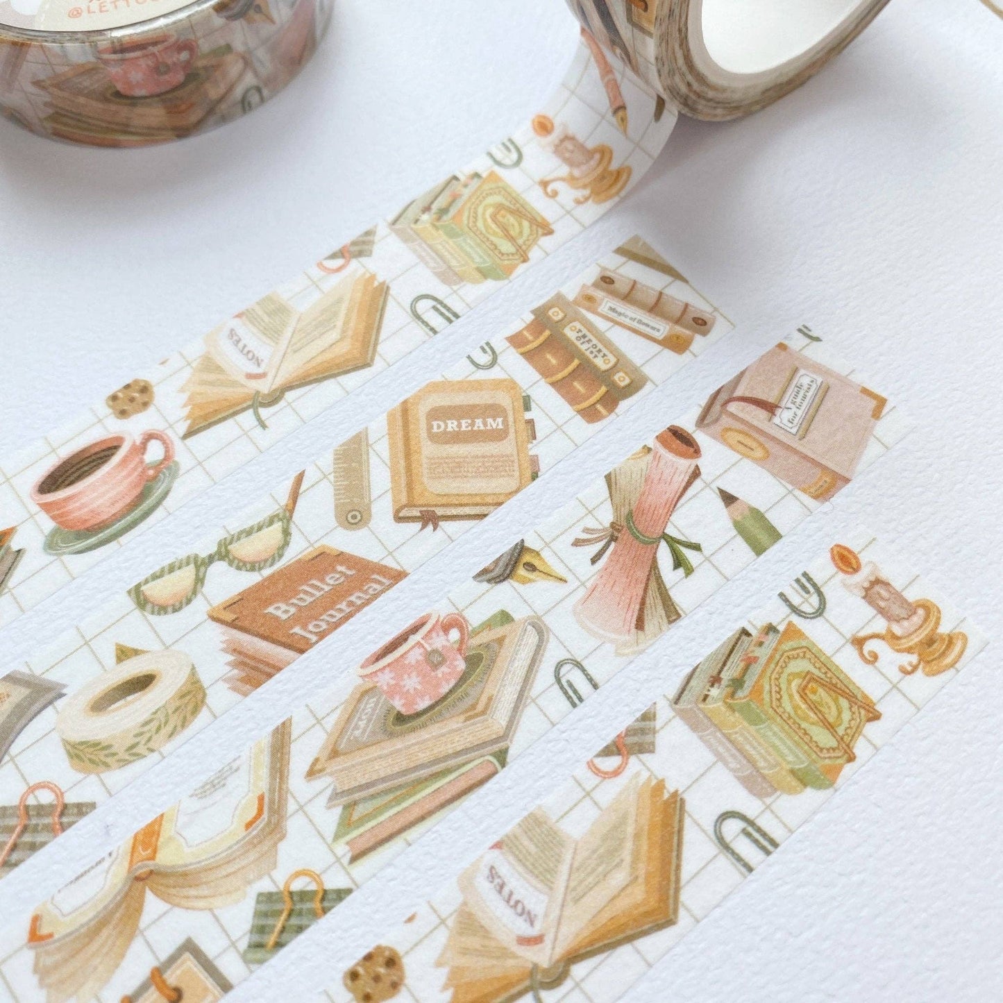 Washi Tape Set - Day & Night Reading - Tea & Fables