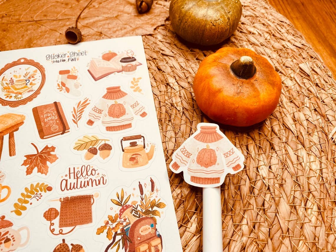 Sticker Sheet: Hello Fall