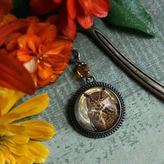 Bokmerke med anheng | Victorian Owl