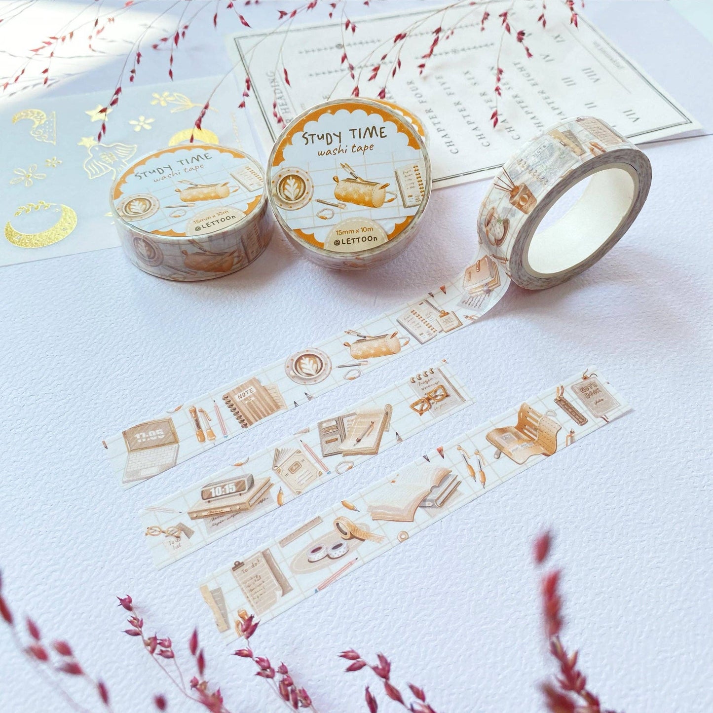 Washi Tape - Study Time