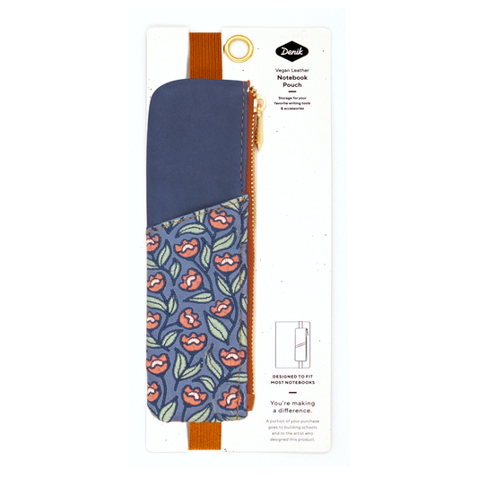 Brodert Notatbok Penal | Creeping Floral