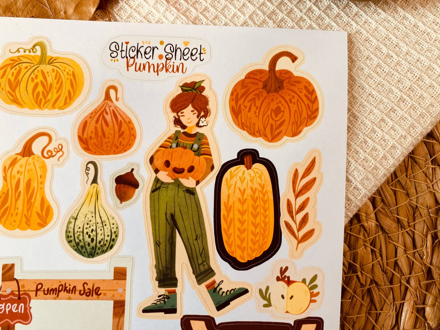 Sticker Sheet: Pumpkin