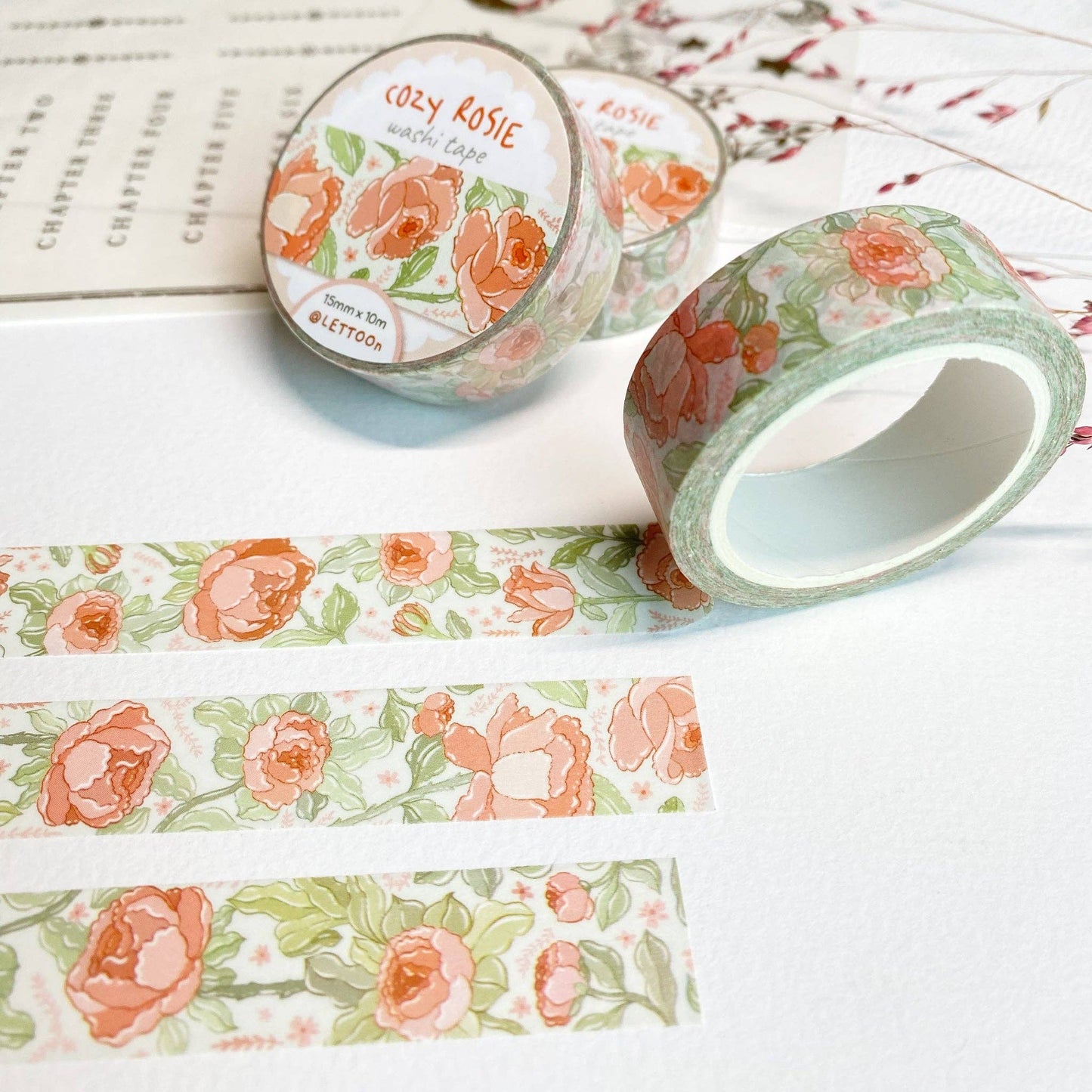 Washi Tape - Cozy Rosie - Tea & Fables