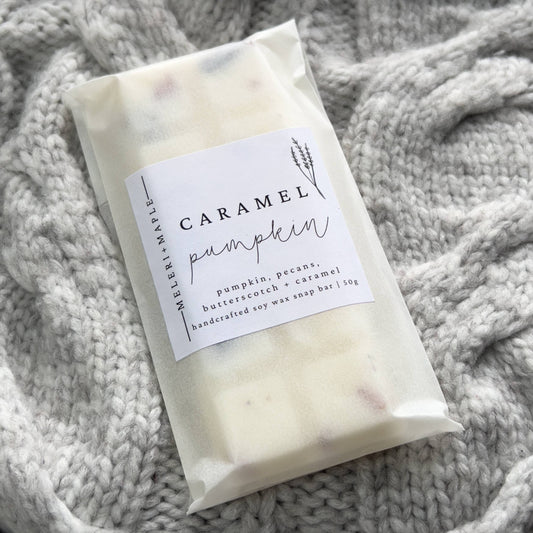 Caramel Pumpkin Snap Bar Wax Melt