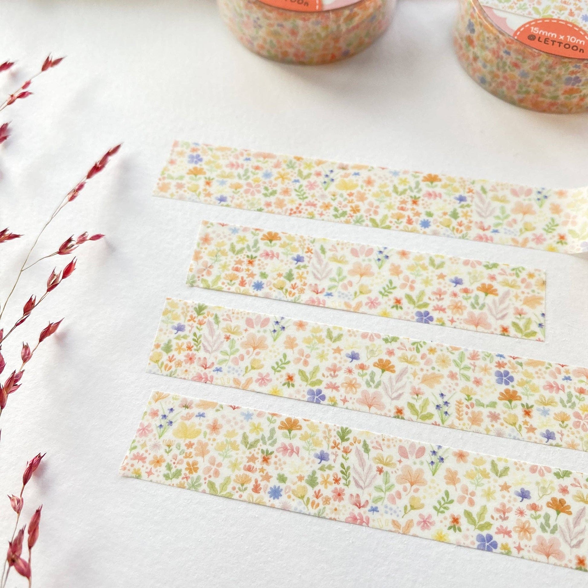 Washi Tape - Blooming Flower - Tea & Fables