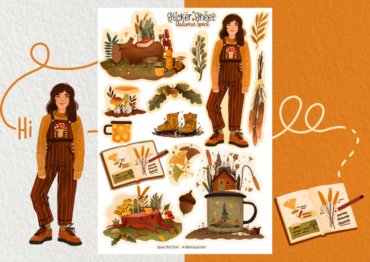 Sticker Sheet: Autumn Spirit