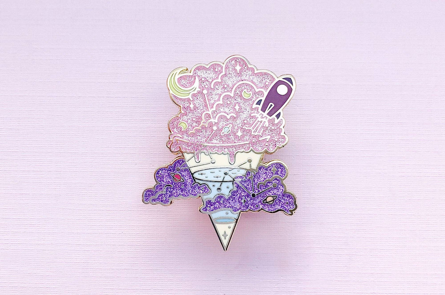 Emalje Pin | Space Ice Cream Cone - Tea & Fables