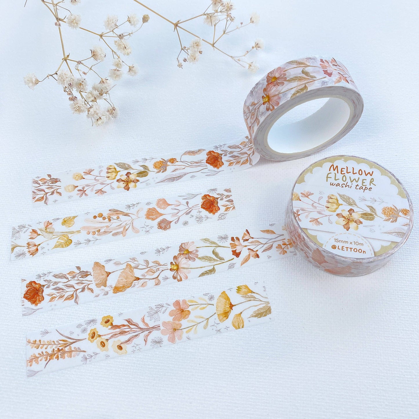 Washi Tape - Mellow Flower