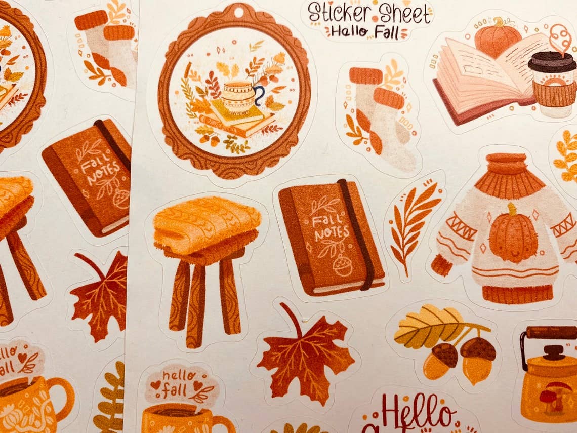 Sticker Sheet: Hello Fall