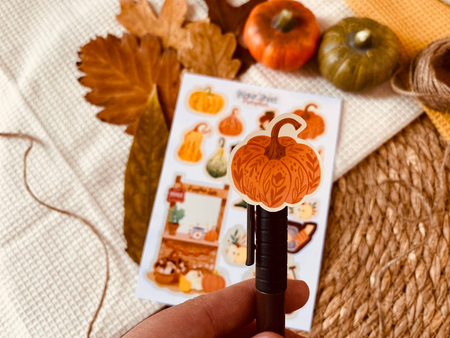 Sticker Sheet: Pumpkin