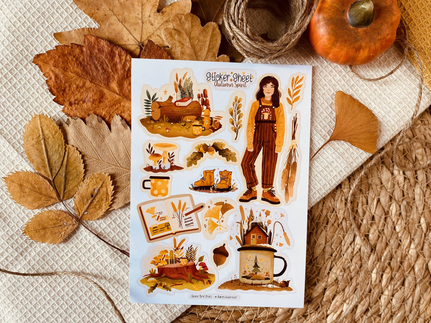 Sticker Sheet: Autumn Spirit