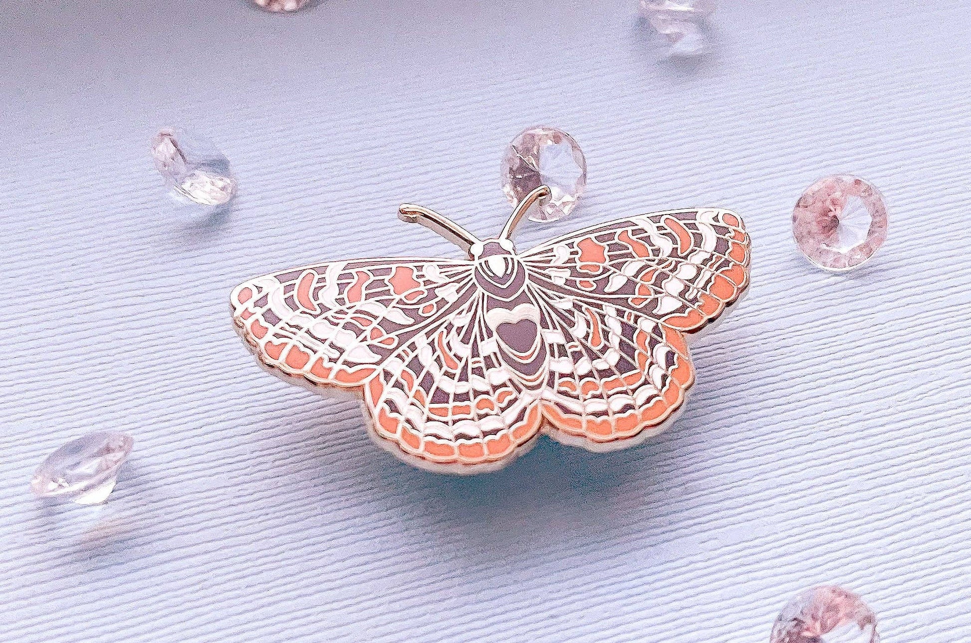 Emalje Pin | Checkerspot Butterfly - Tea & Fables