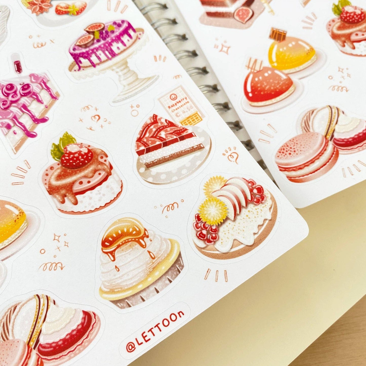 Sticker Sheet - Patisserie: Semi-Transparent - Tea & Fables