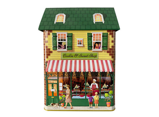 Metallboks Hus: Cookie & Sweet Shop - Tea & Fables