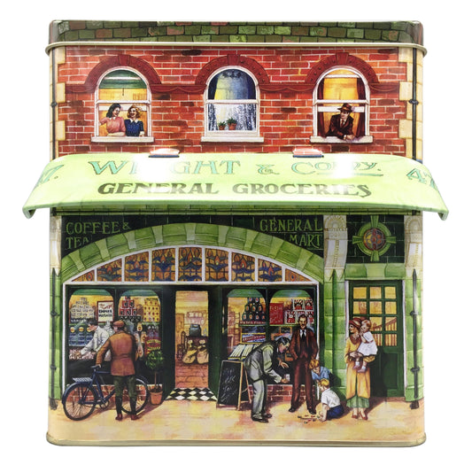 Metallboks Hus: General Groceries - Tea & Fables