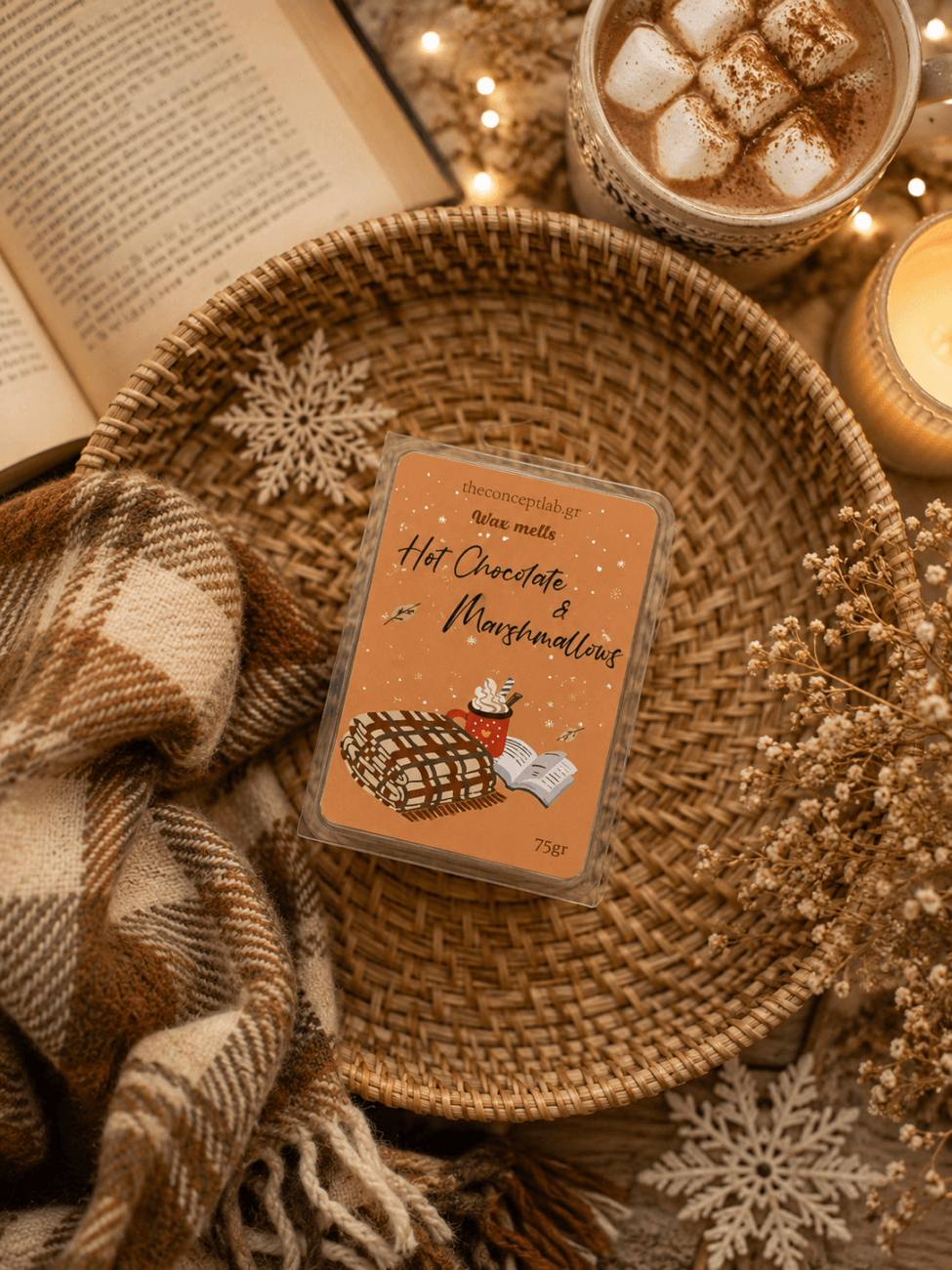 Wax Melts – Hot Chocolate & Marshmallows 75g