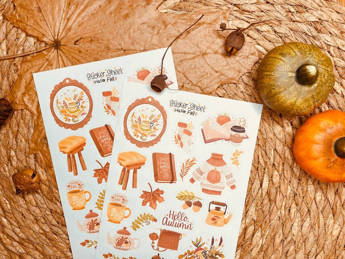 Sticker Sheet: Hello Fall