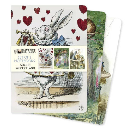 Alice In Wonderland Notebook Set - Tea & Fables