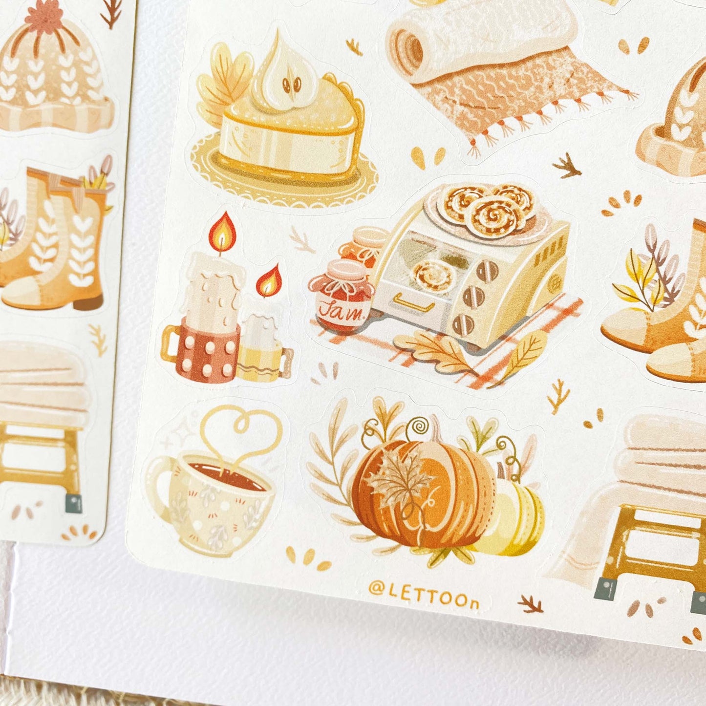 Sticker Sheet - Autumn in my Heart: Both Themes