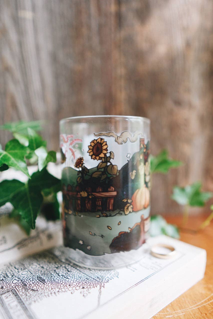 Glass Mug: Halfling Home