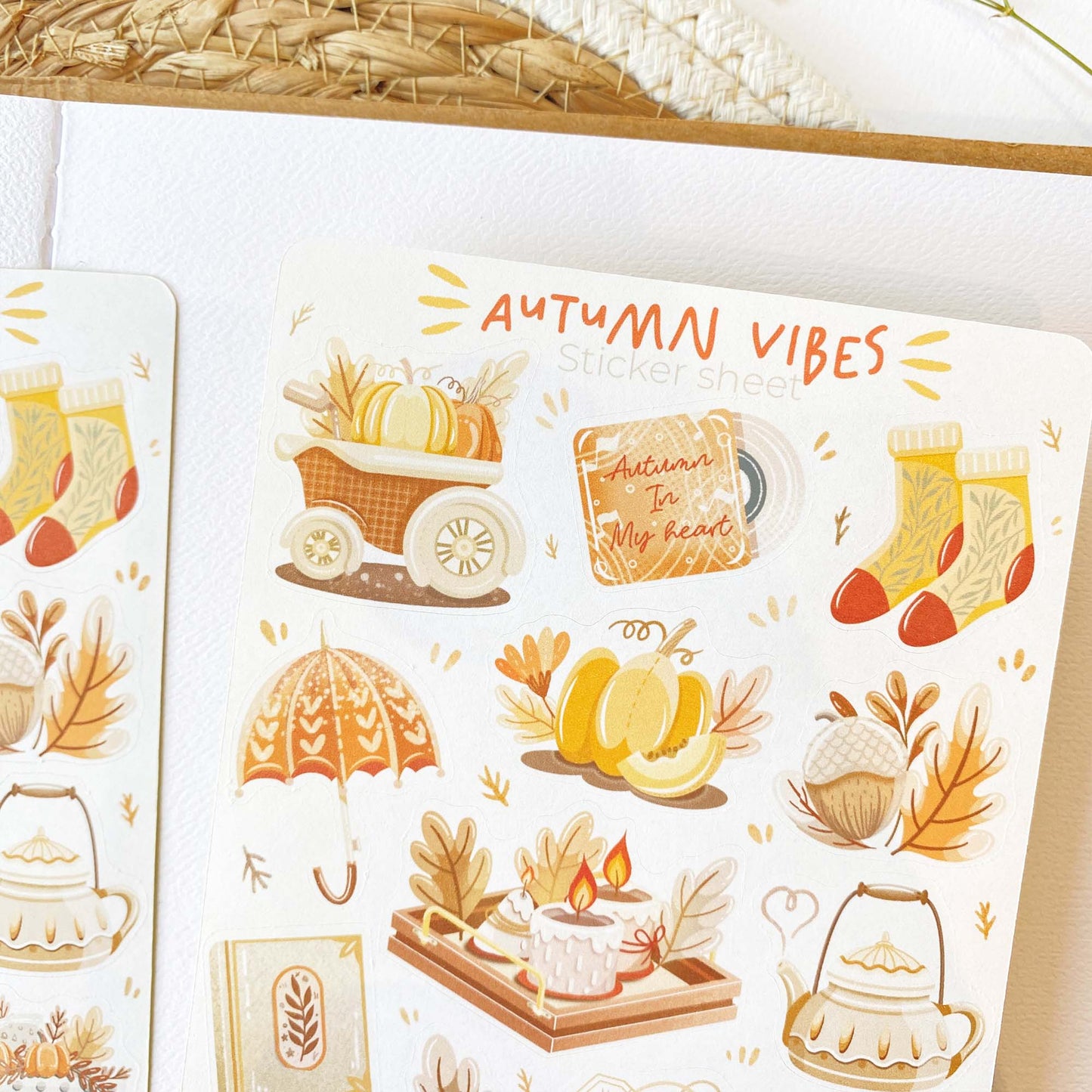 Sticker Sheet - Autumn in my Heart: Both Themes