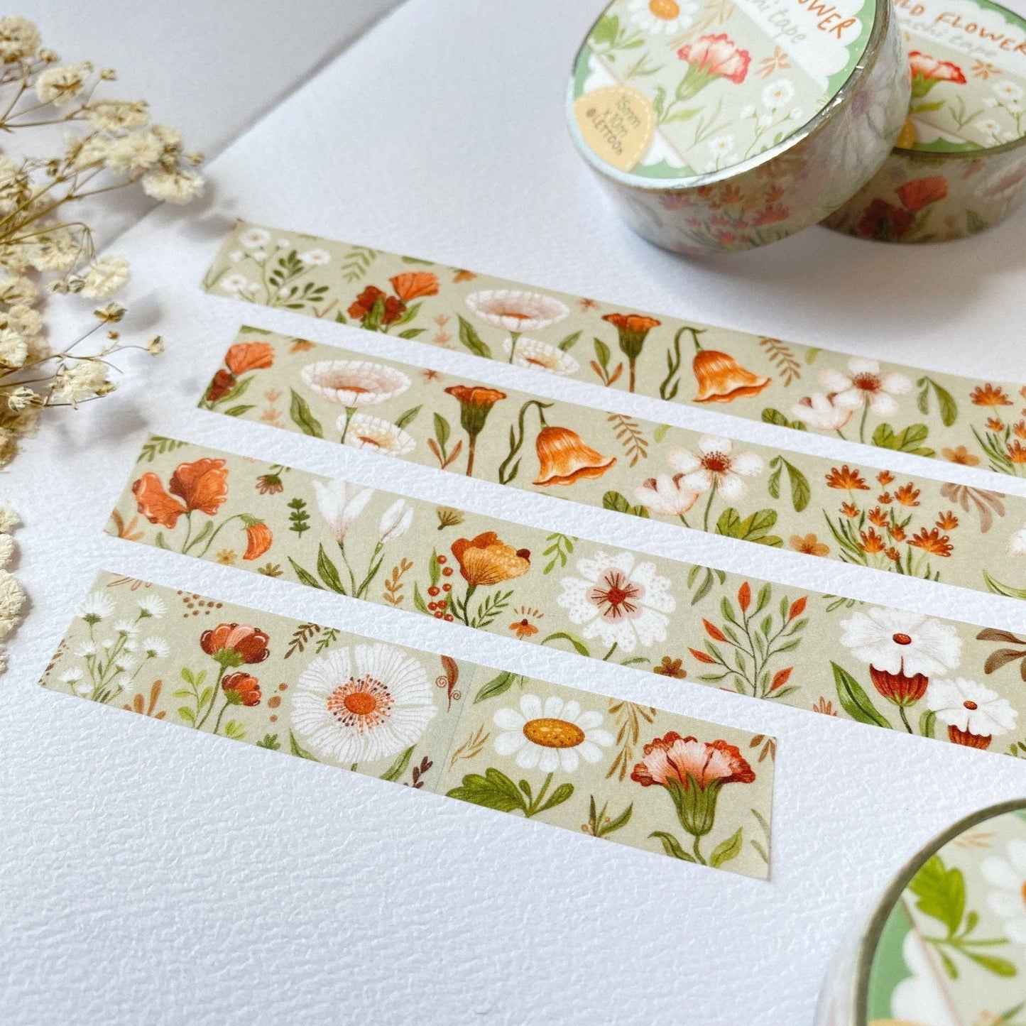 Washi Tape - Wild Flower - Tea & Fables