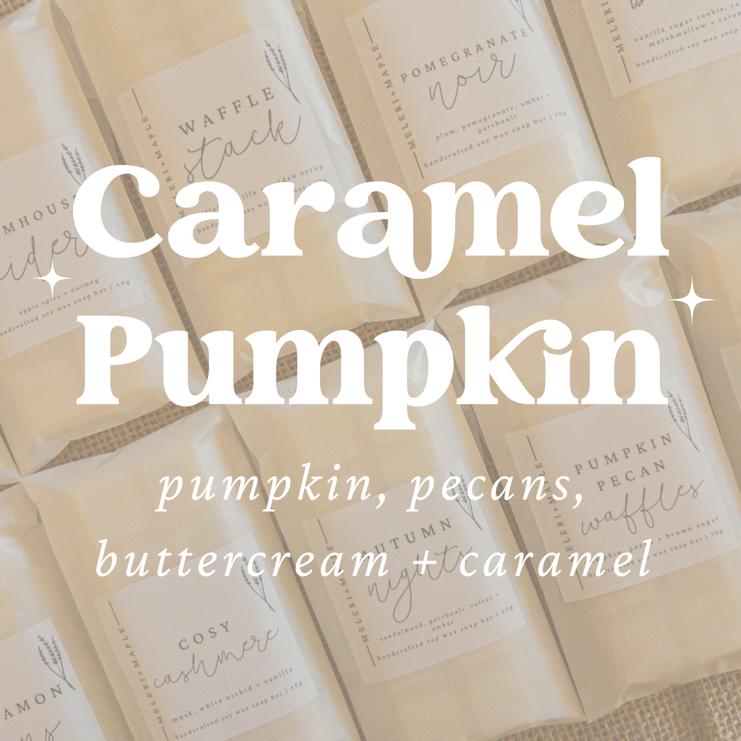 Caramel Pumpkin Snap Bar Wax Melt