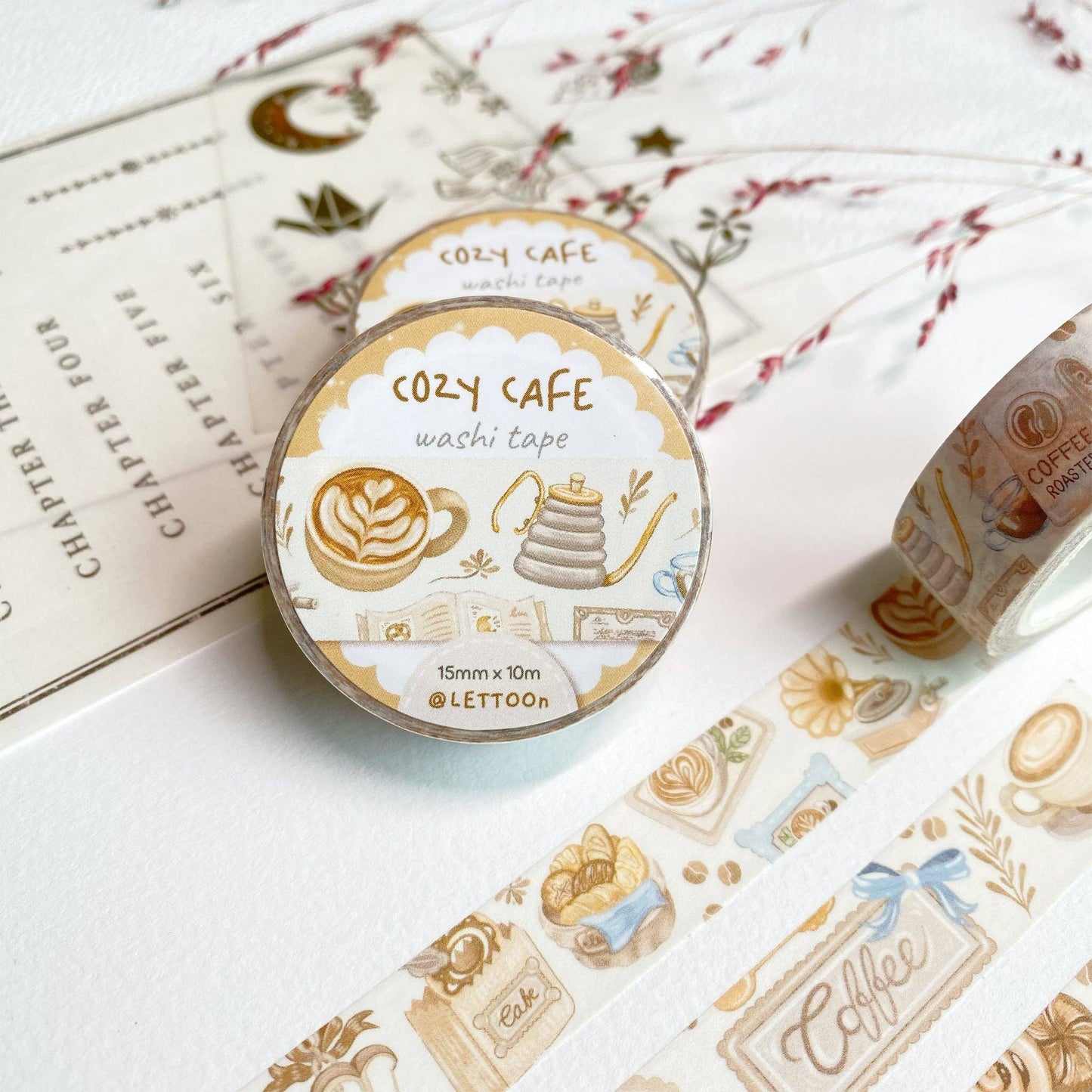 Washi Tape - Cozy Cafe - Tea & Fables