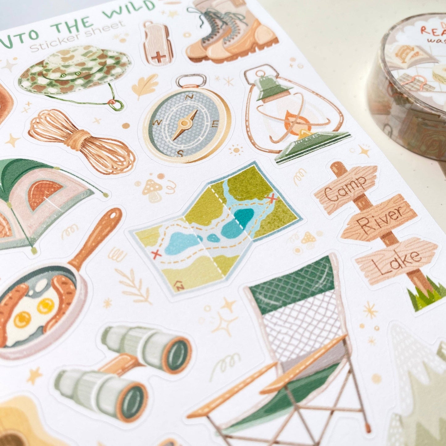 Sticker Sheet - Into The Wild - Tea & Fables