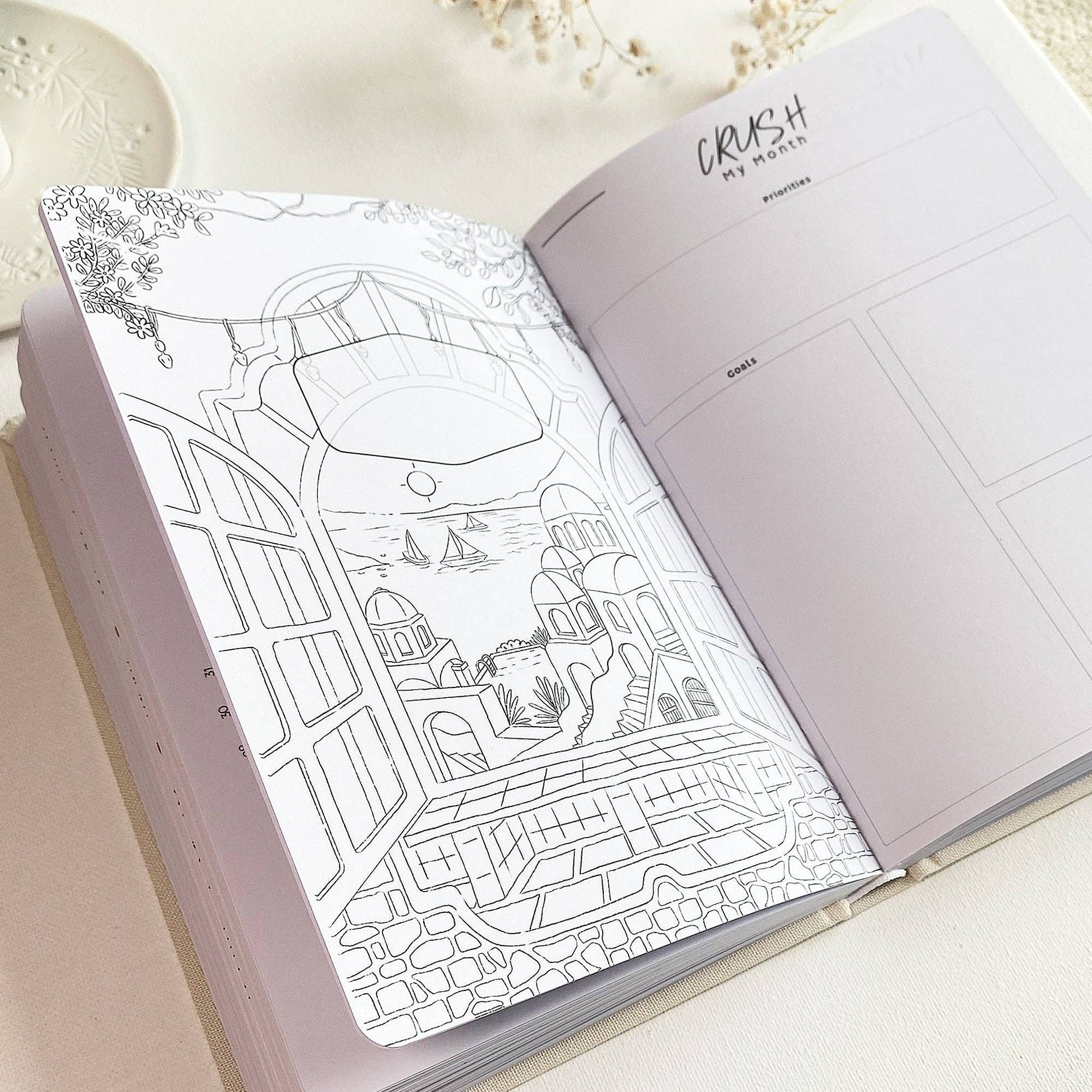 My Creative Planner - Uten dato | Weekly Plan: Linen - Tea & Fables