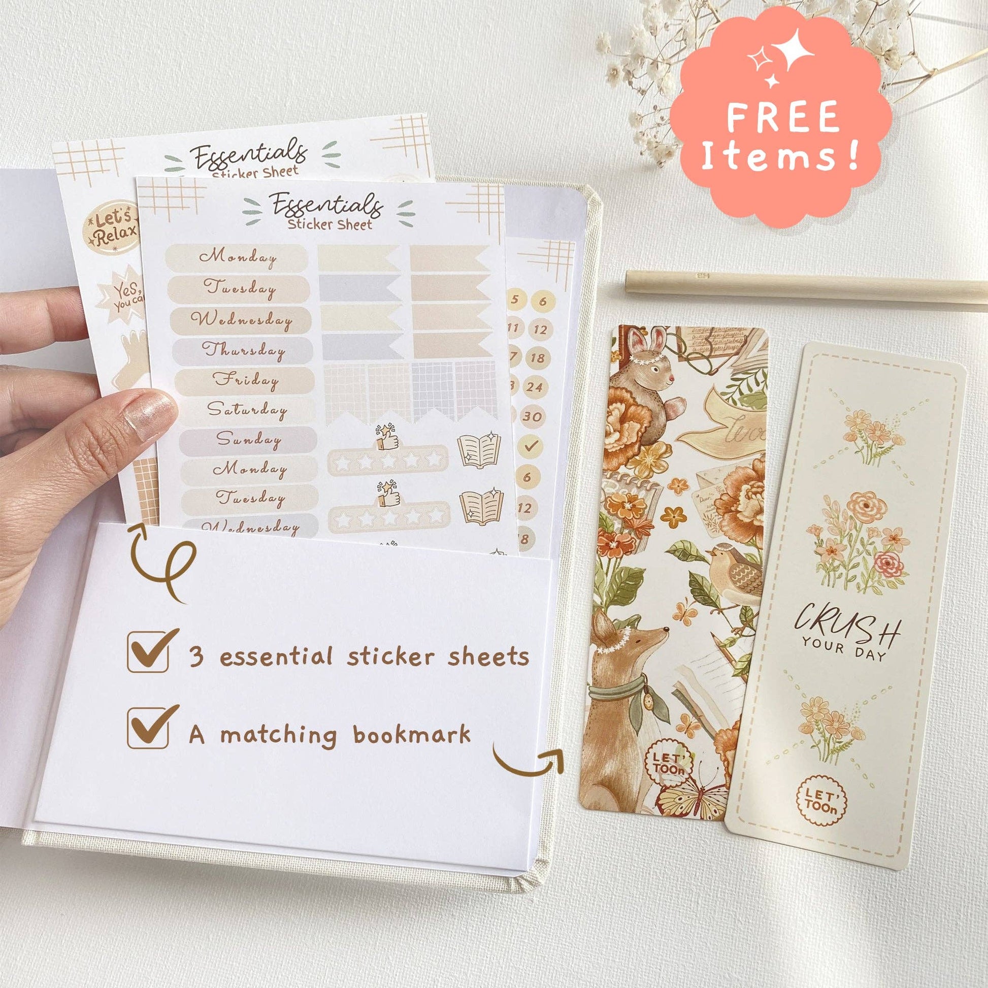 My Creative Planner - Uten dato | Weekly Plan: Linen - Tea & Fables