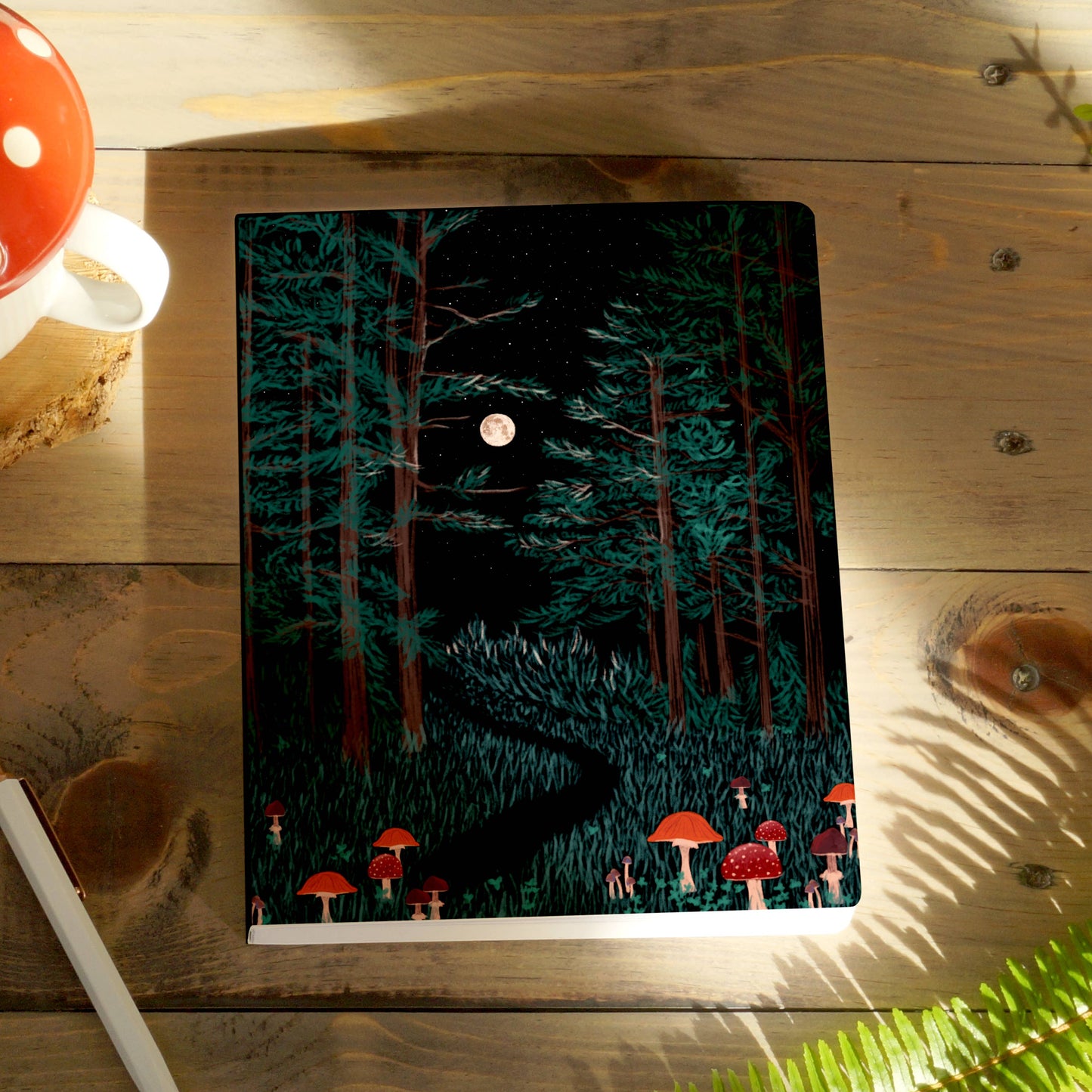 Layflat Journal | Moonrise Forest - Tea & Fables