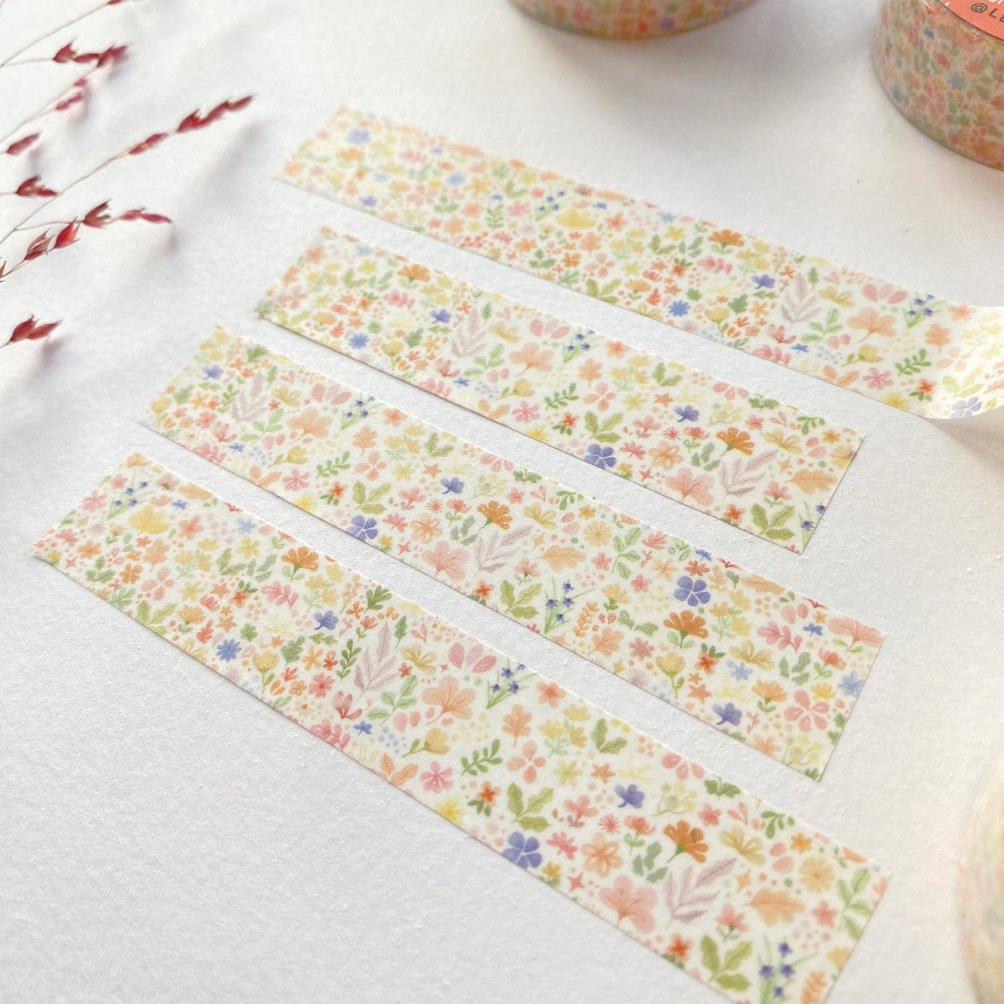 Washi Tape - Blooming Flower - Tea & Fables