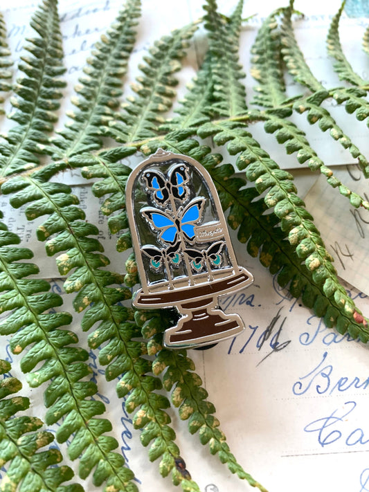 Butterfly Dome Pin