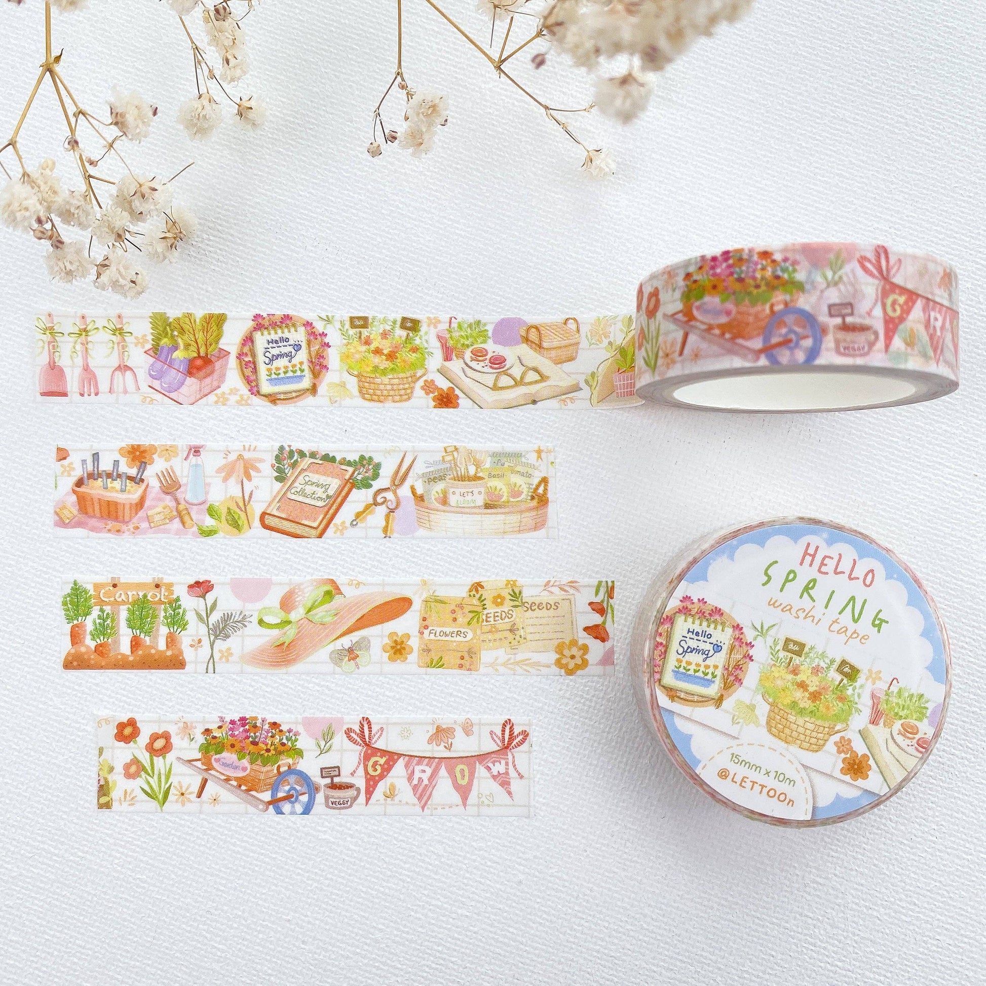 Washi Tape - Hello Spring - Tea & Fables