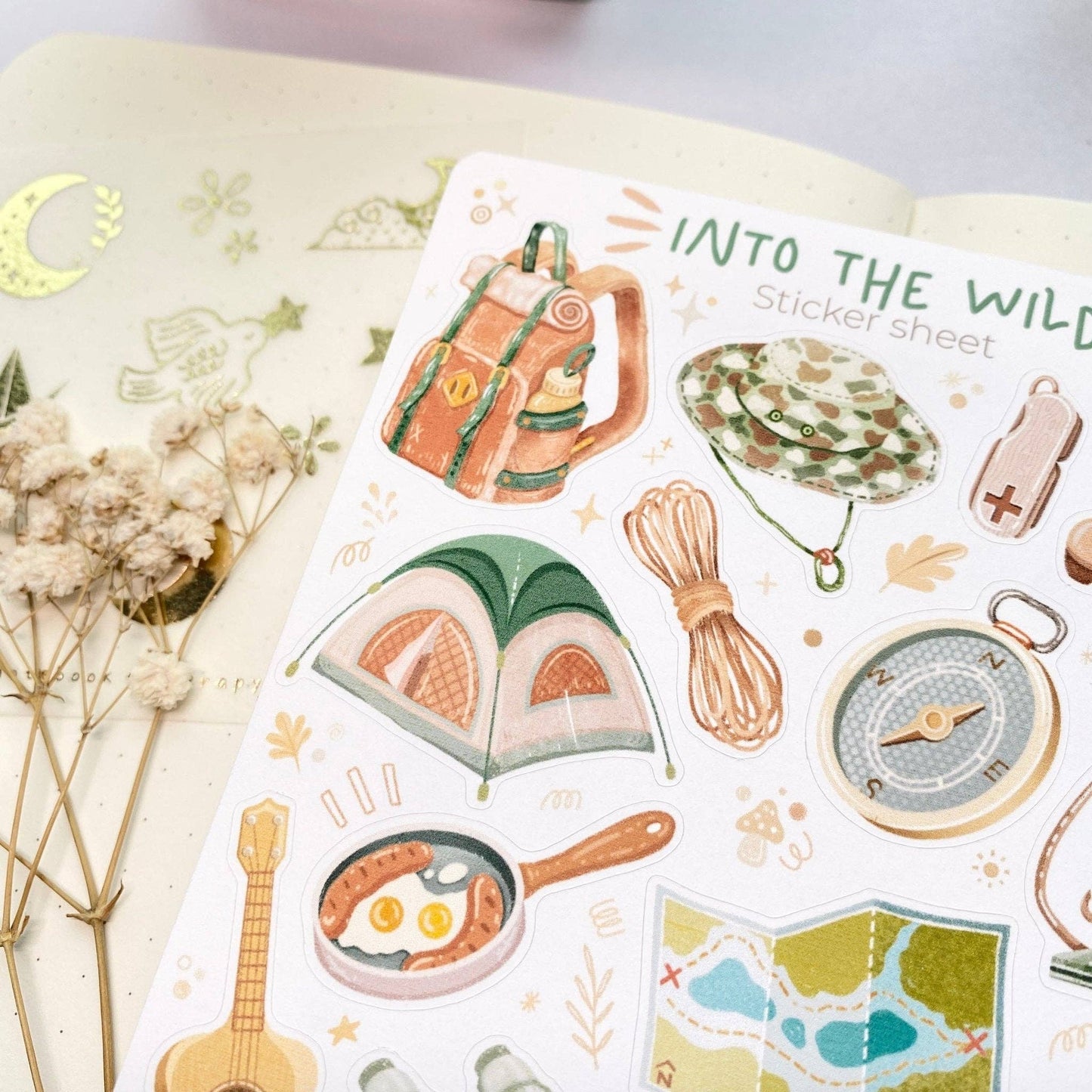 Sticker Sheet - Into The Wild - Tea & Fables