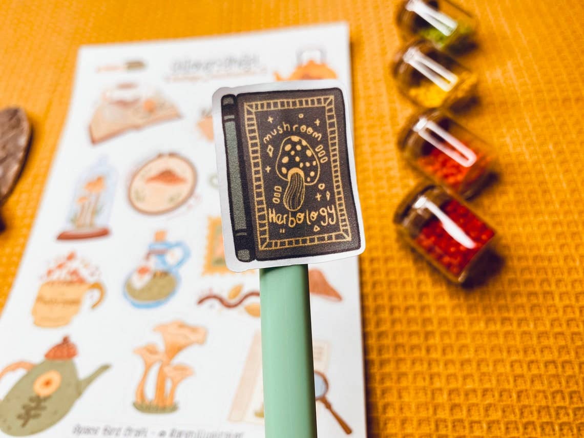 Sticker Sheet: Vintage Mushrooms