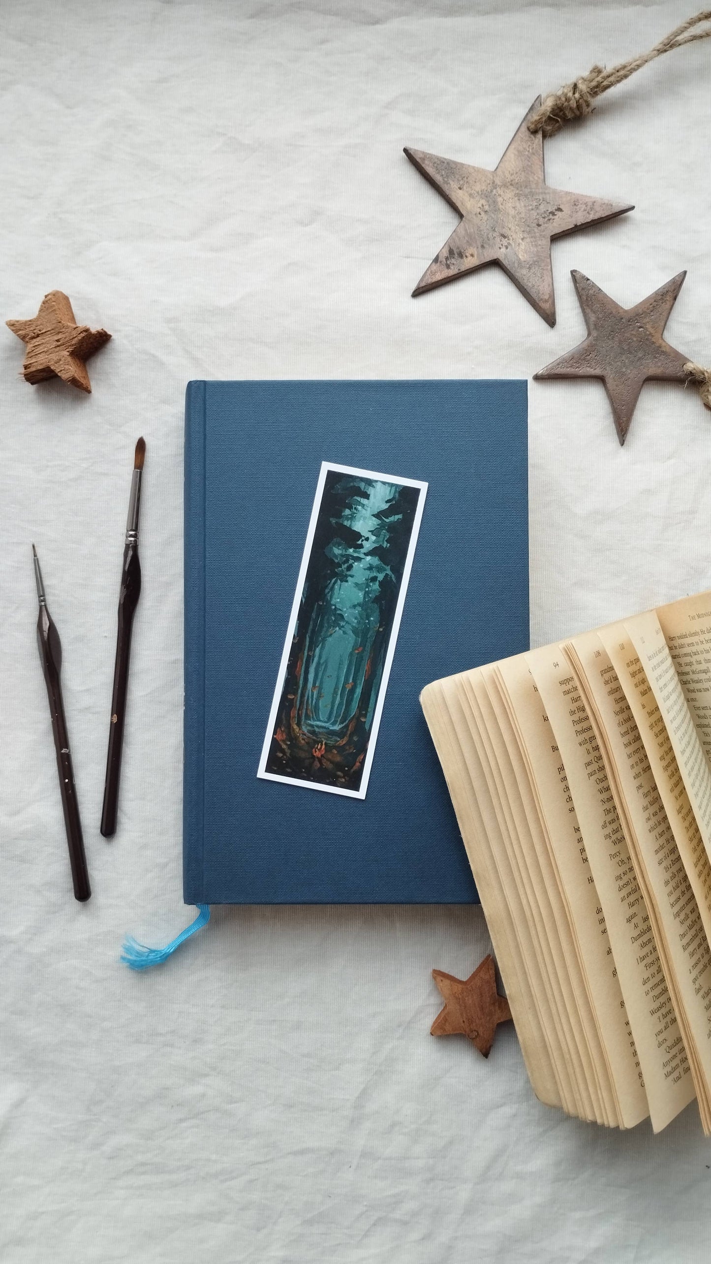 Forest Fire Glow Bookmark