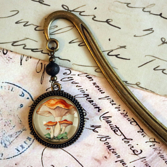 Bokmerke med anheng | Chantarelle Mushroom