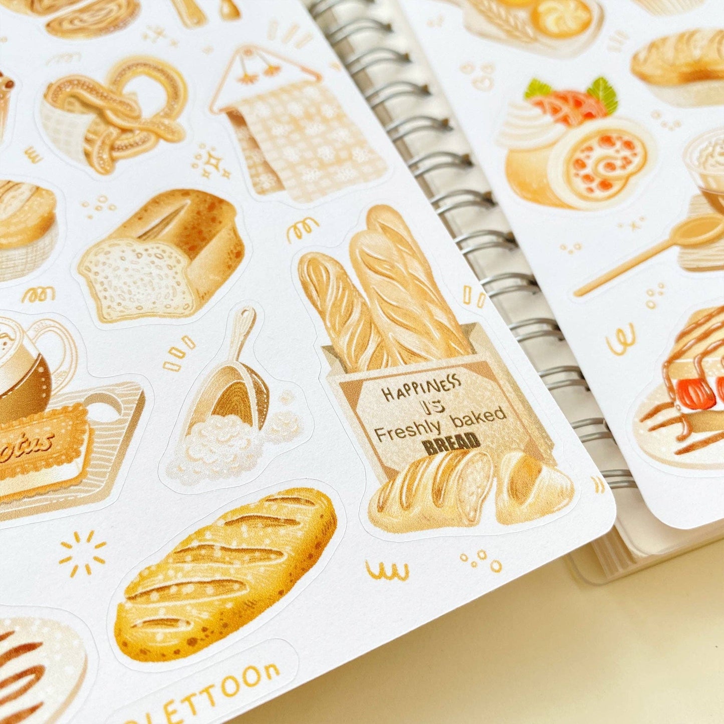 Sticker Sheet - Bakery: Bakery / Semi-Transparent - Tea & Fables