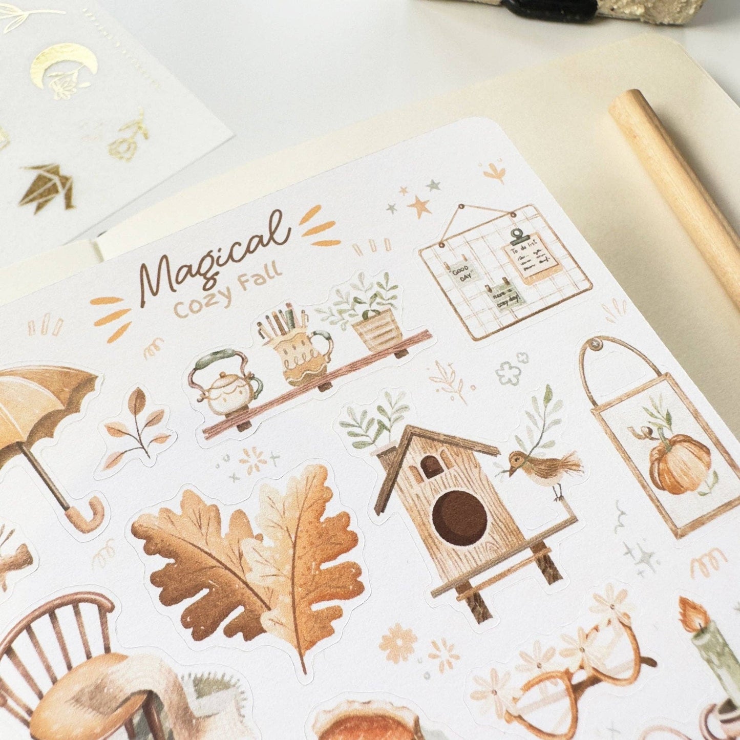 Sticker Sheet - Magical Cozy Fall: Matte Paper