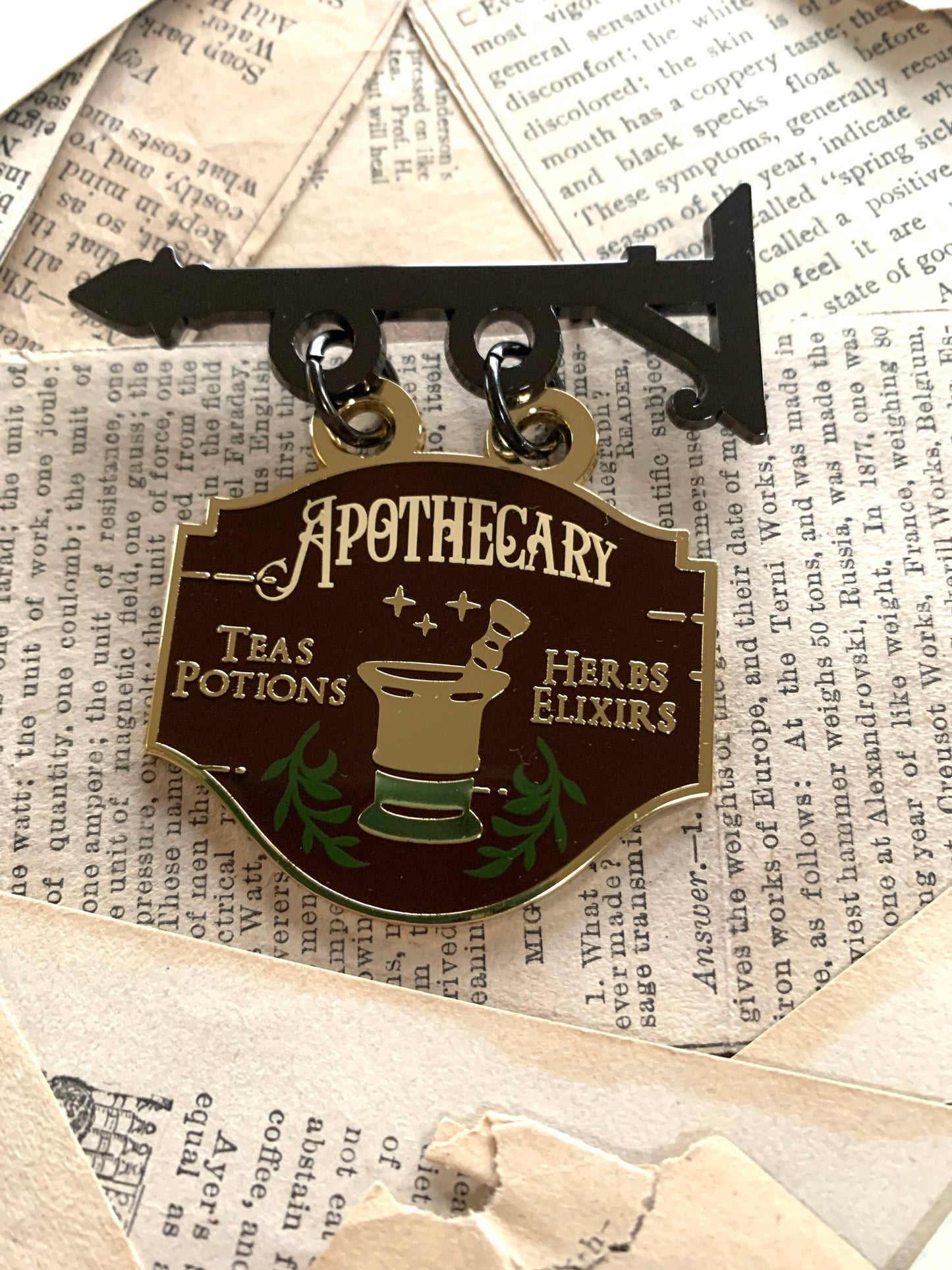 Apothecary Sign Pin