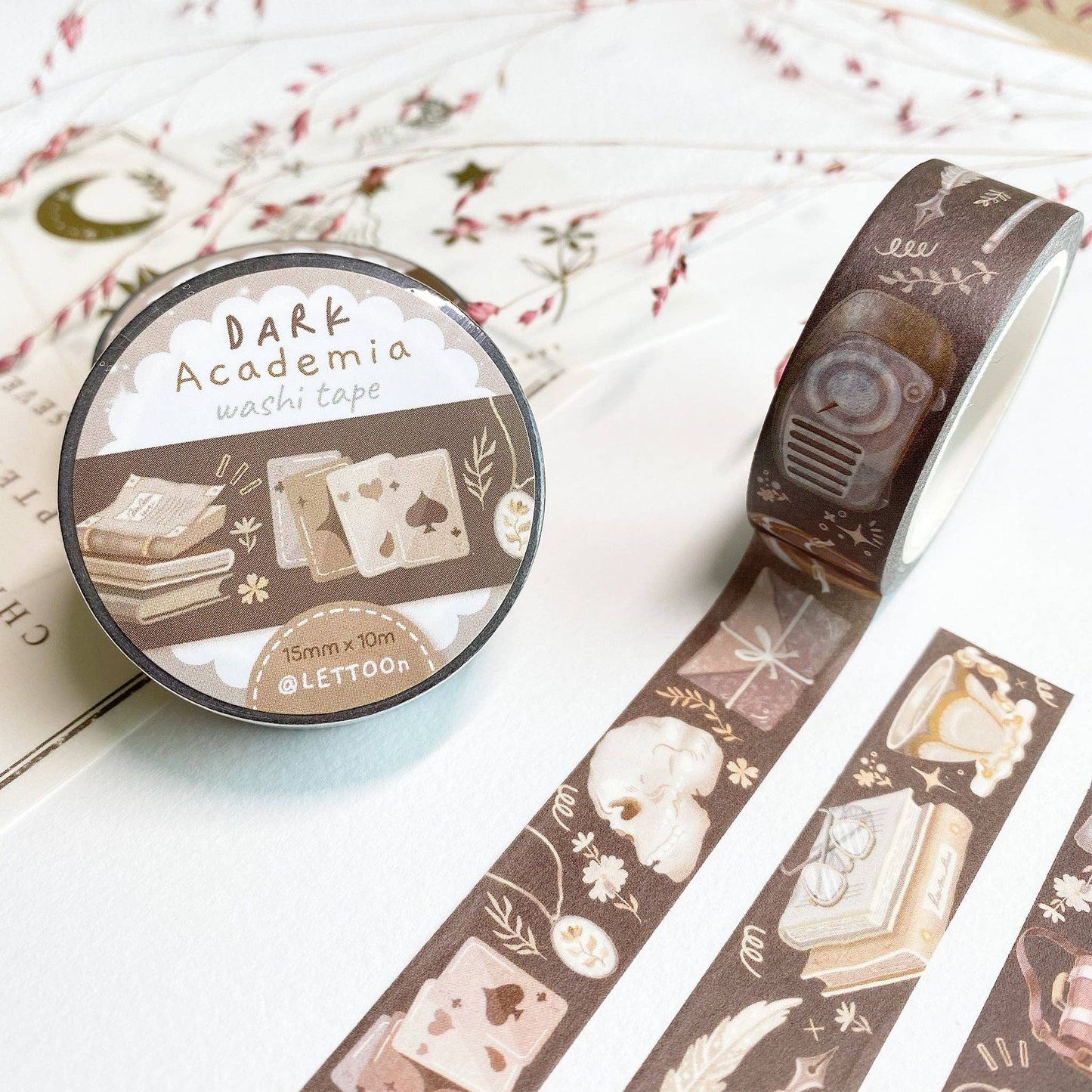 Washi Tape - Dark Academia - Tea & Fables