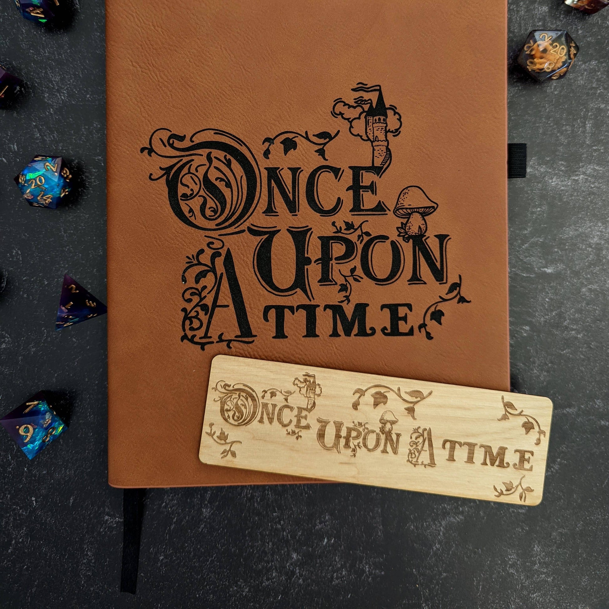 Once Upon A Time - Vegan Leather Journal (Vanlig størrelse) - Tea & Fables