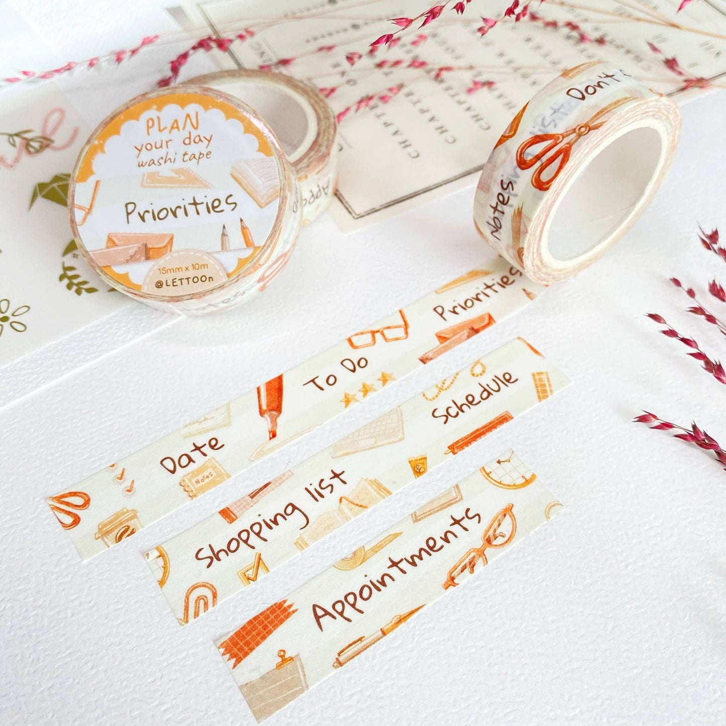 Washi Tape - Plan Your Day