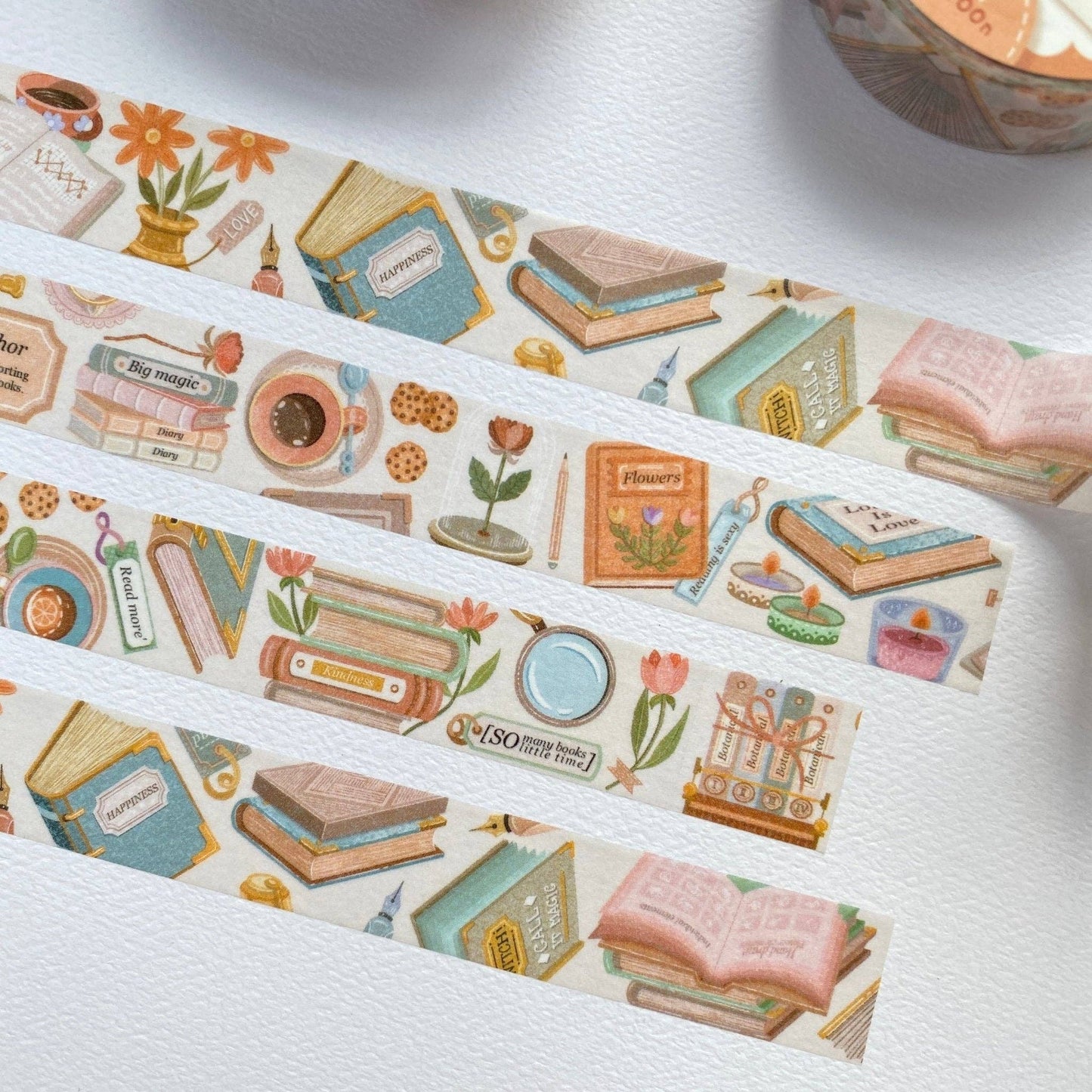 Washi Tape - Book - Tea & Fables