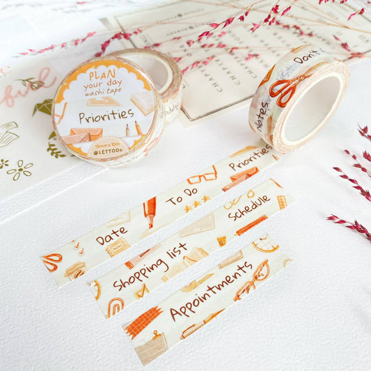 Washi Tape - Plan Your Day