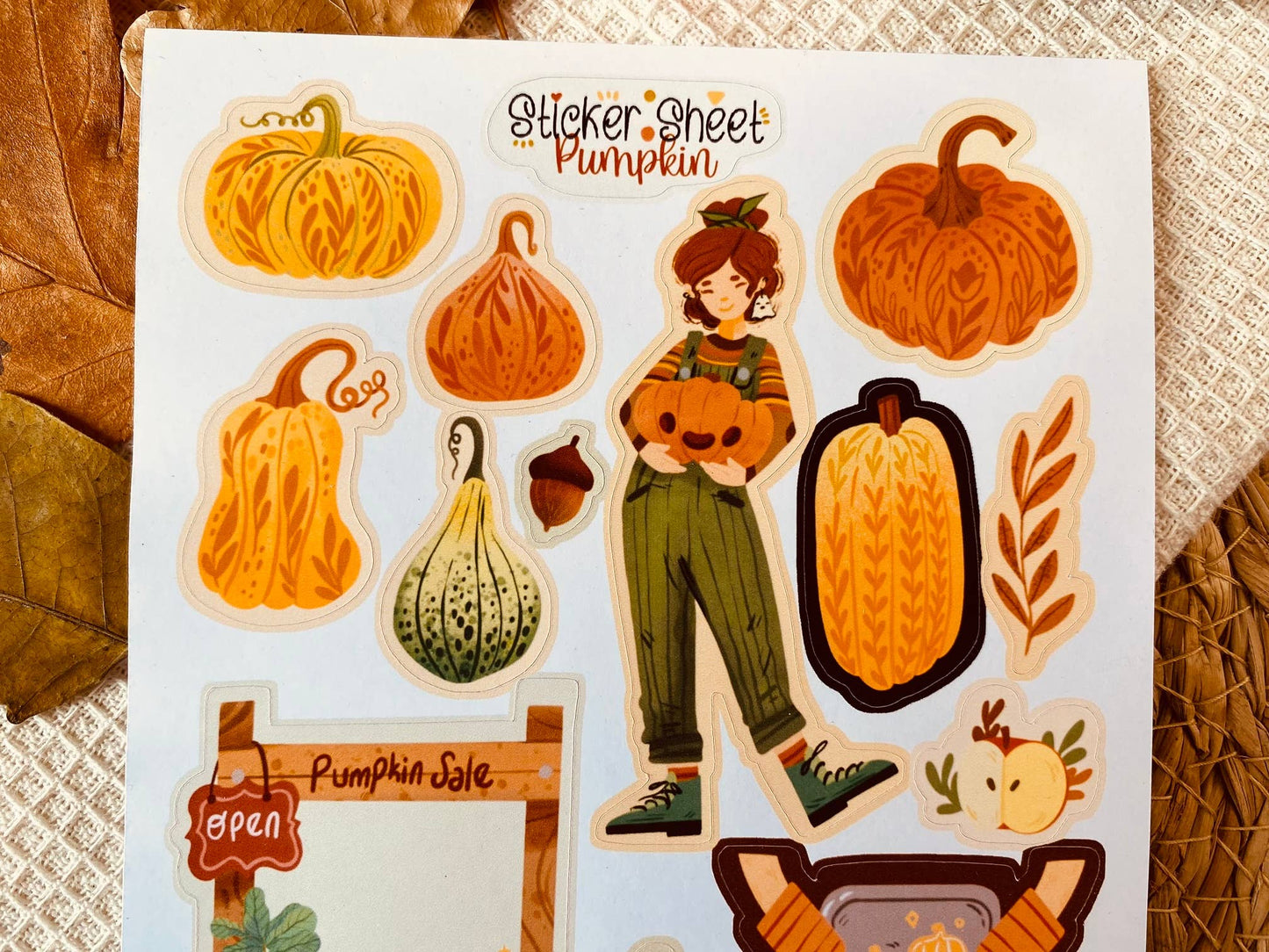 Sticker Sheet: Pumpkin