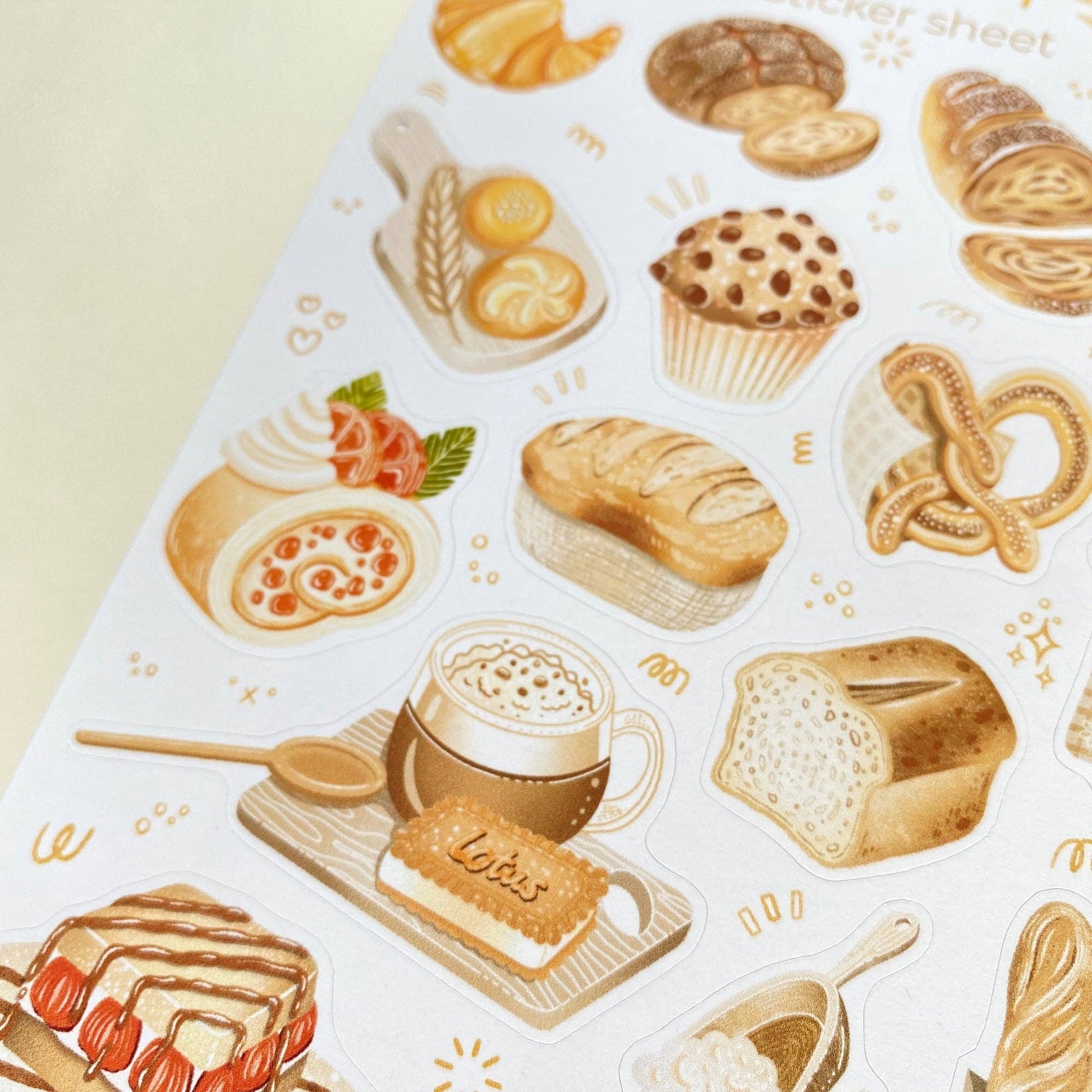 Sticker Sheet - Bakery: Bakery / Semi-Transparent - Tea & Fables